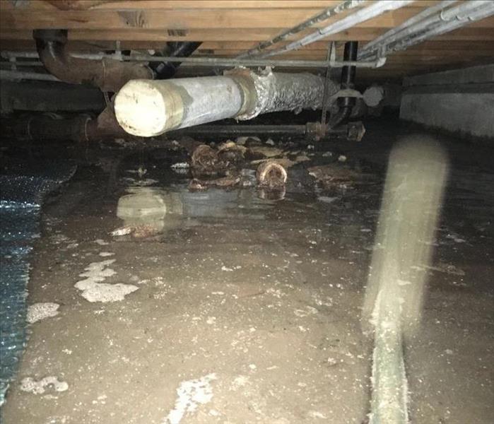Flooded Crawl Space 