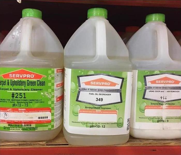 SERVPRO specialty cleaning products 