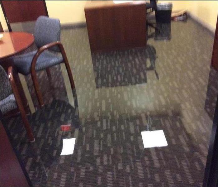 Local San Antonio Business office with Water Damage 
